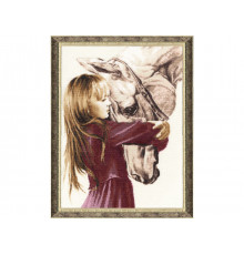 СВ016 Девочка с лошадью