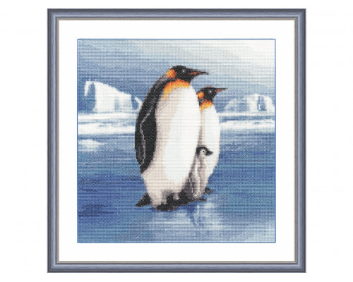 З-025 Пингвины 29х28 канва №14