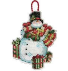 70-08896 Снеговик рождественское украшение 8,3х11,4см