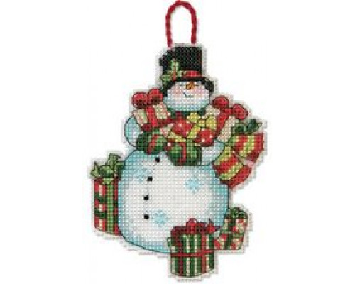 70-08896 Снеговик рождественское украшение 8,3х11,4см