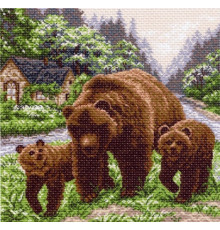 1129 Медвежий угол 41х41 см