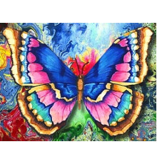 АЖ-1130 Рисунок бабочки 40х30 см