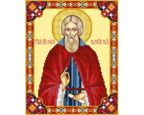 153-ALVR Икона Святого преподобного Сергия Радонежского