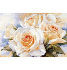 2-32 Белые розы 40х27 см