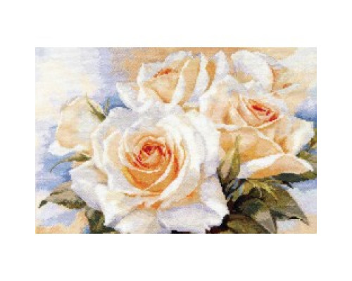 2-32 Белые розы 40х27 см