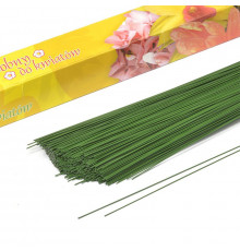 Проволока флористическая зеленая d1,6 мм-10шт