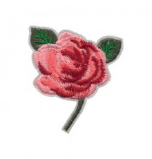 3215 Розовая роза 7х6 см