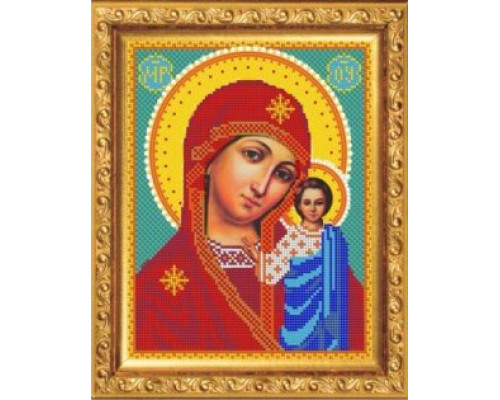 335 Пресвятая Богородица Казанская 19х24 см