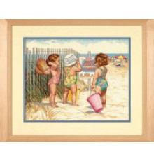 35216 Дети на пляже