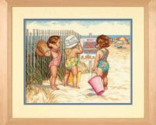 35216 Дети на пляже