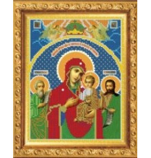 396 Пресвятая Богородица В Скорбях и Печалях Утешения 19х24 см
