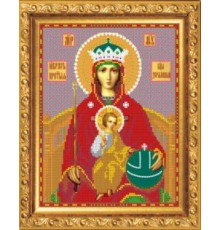 398 Пресвятая Богородица Державная 19х24 см
