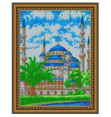512К Мечеть сердце Чечни 30х38 см полная зашивка