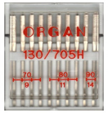 Иглы для быт.машин ORGAN №70-90-10шт ассорти