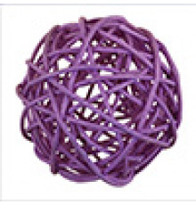 09 фиолетовый шар из ротанга BRF-7