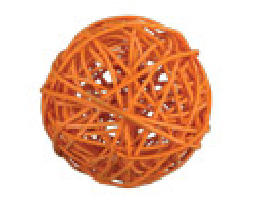 10 оранжевый шар из ротанга BRF-9
