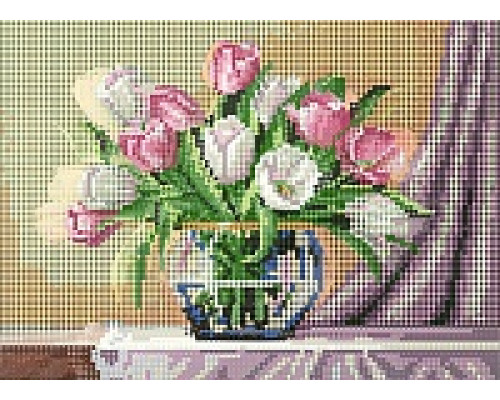 БСА3-083 Нежные тюльпаны