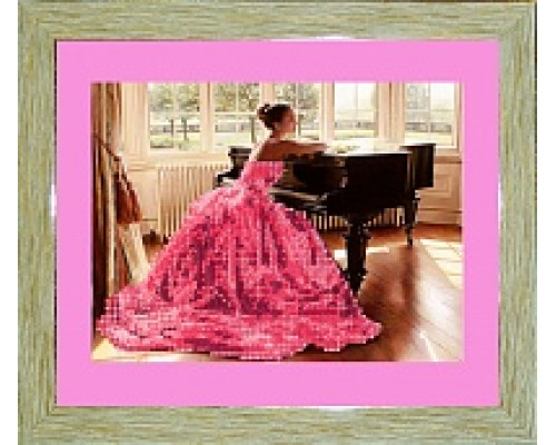 БСА4-рп-011 Девушка за роялем