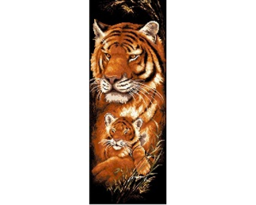 Ф-004 Тигрица с тигренком 25х60 см