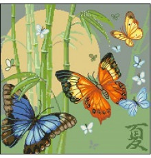 Ф-047 Бабочки 40х40 см