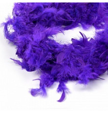Фиолетовый боа-перо