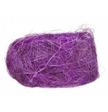 Ярко-фиолетовое волокно сизаля 100г Ф