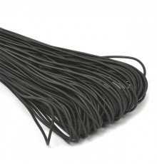 Черный шнур эластичный 3,0 мм-100м