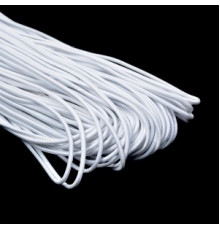 Белый шнур эластичный 3,0 мм