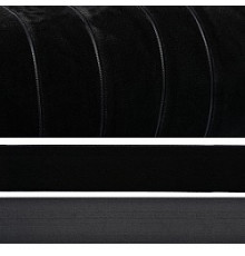 2003 черная лента бархатная 20мм-20м